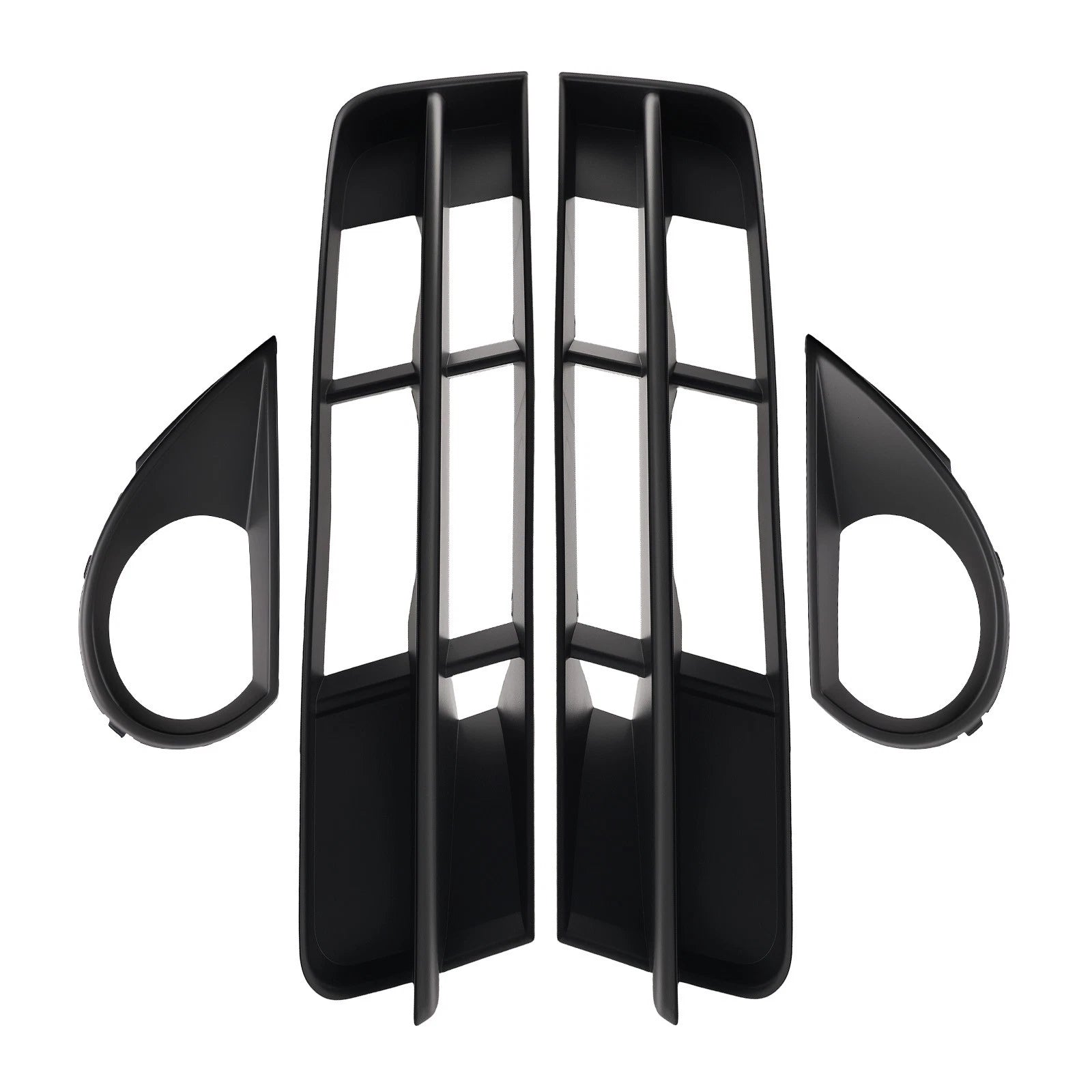Front Upper Lower Bumper Fog Grille for Audi Q7 (2010–2015) 4L0807681B 4L0807682B