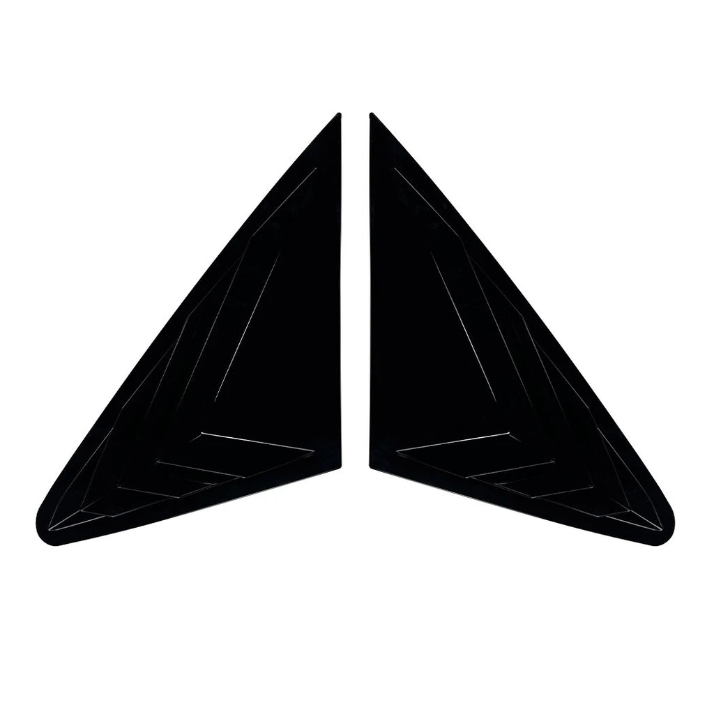 Rear Window Louver Shutter Trim for Audi Q5 (2018–2023) Black