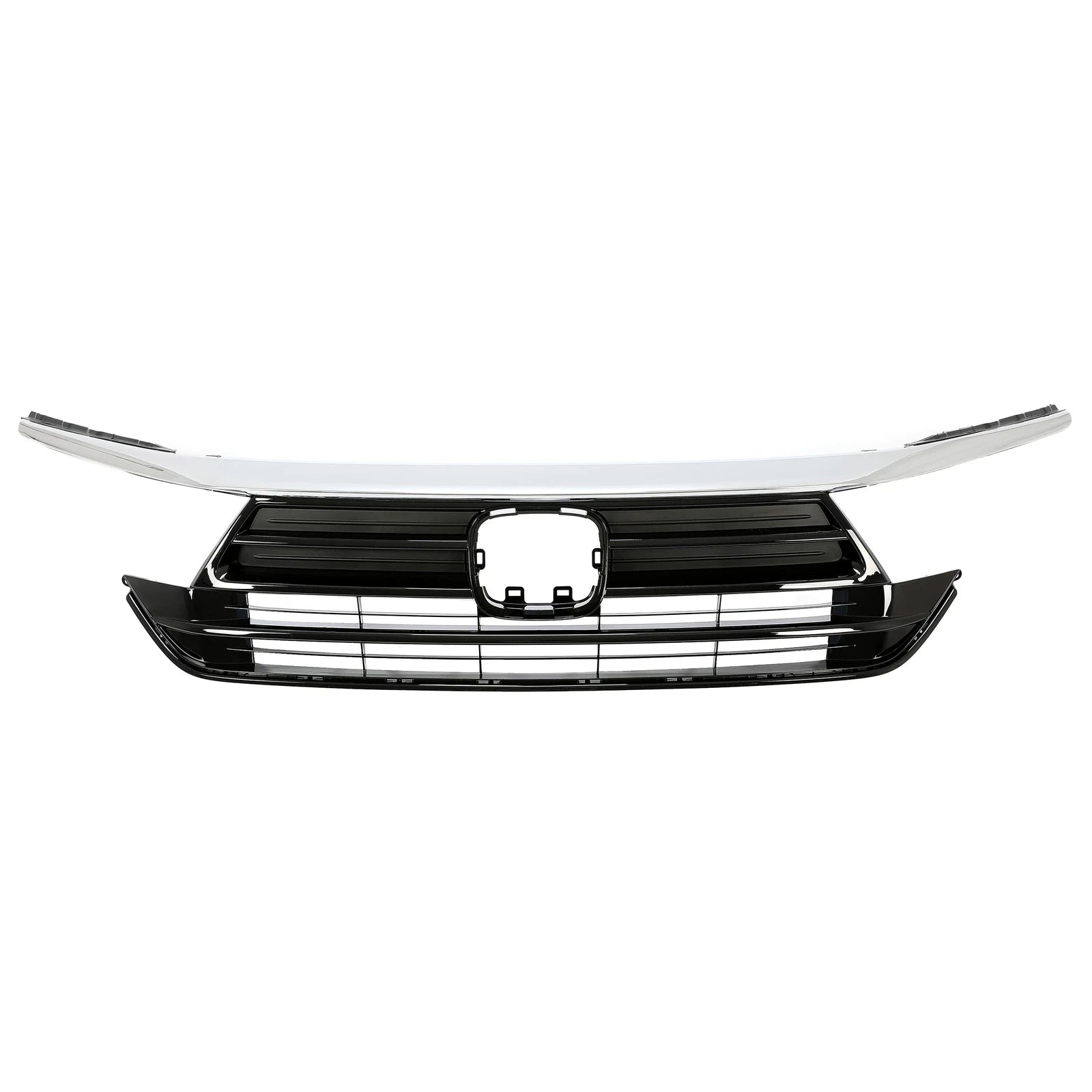 Front Upper Grille Assembly for Honda Odyssey (2021–2023) Chrome Black