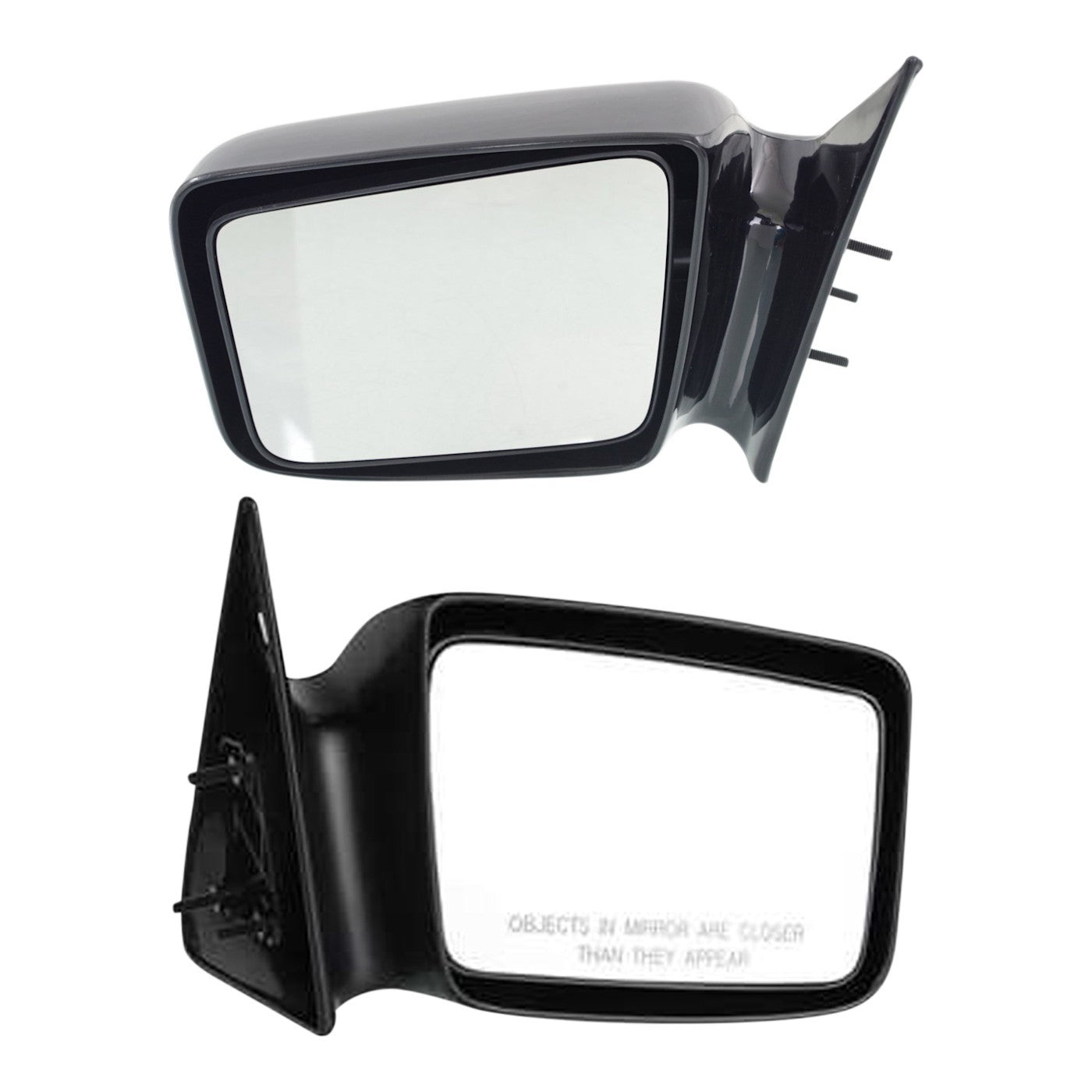 Set of 2 Manual Mirrors for Dodge Dakota (1987–1996) Paintable