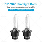 D2S D2C 10000K HID Xenon Headlight Bulbs for Honda Subaru Mazda