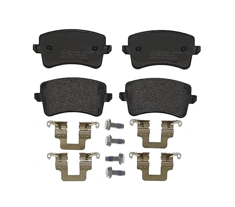 Set of 4 Brembo Rear Low Met Brake Pads for Audi A4 A5 Q5 S4 S5 SQ5 (2009–2023)