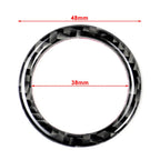 Carbon Fiber Engine Start Stop Button Ring Cover for Mercedes-Benz A B C GLC GLA (2013-2023)