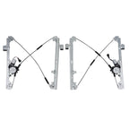 Set of 2 Front Window Regulators w/Motor for Chevy Silverado GMC Sierra (1999–2007)