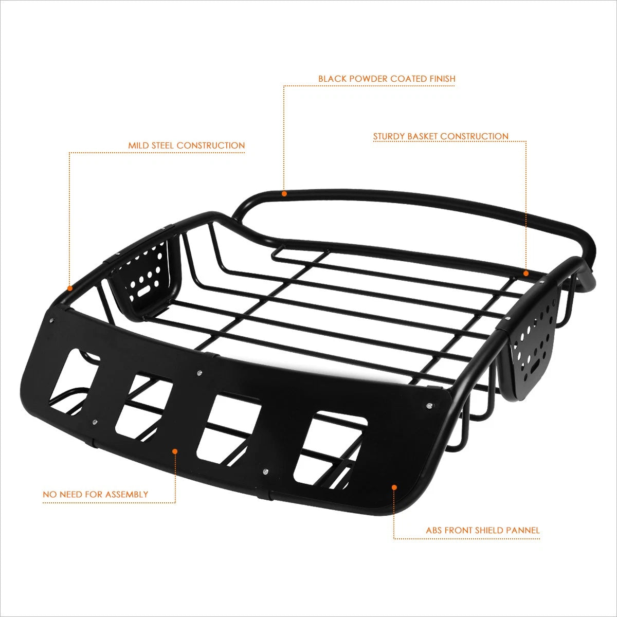 Universal Roof Rack Crossbars Cargo Carrier for Vehicles (Universal Fit)