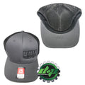 Duramax Diesel Hat for DMAX Truck (Flex Fit, Grey/Black Mesh, S/M)