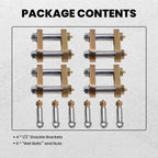 Leaf Spring Shackle Set for Universal (2012–2016)