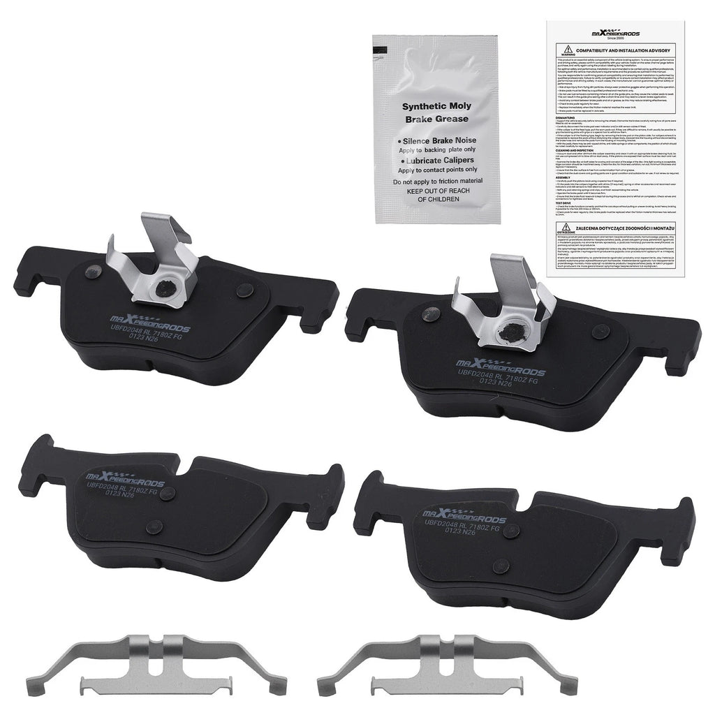 Rear Ceramic Brake Pads Kit for BMW 430i xDrive, 328d xDrive (2014–2020)