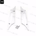 Chrome Aluminum Saddlebag Latch Kit Hinge Cover for Harley Touring (1993–2013)