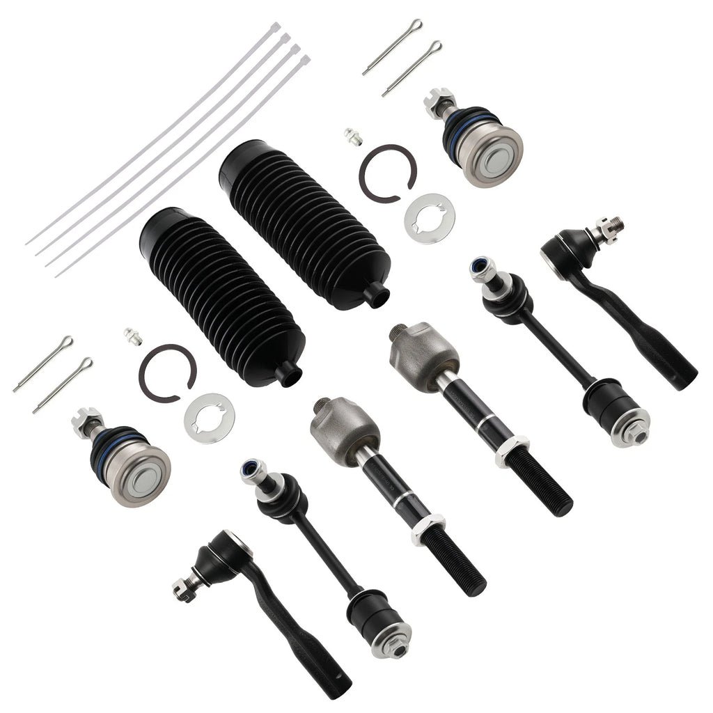 Front Steering Kit Tie Rod Ball Joint Sway Bar for Toyota Sequoia Tundra (2003–2007)