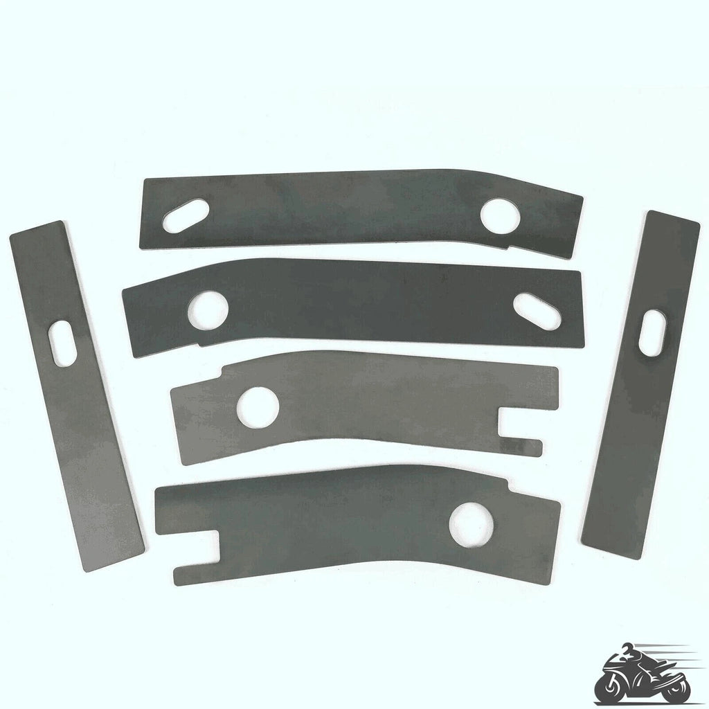 Set of 6 Frame Repair Rusted Shackle Weld Plates for Jeep Wrangler YJ (1986–1995)