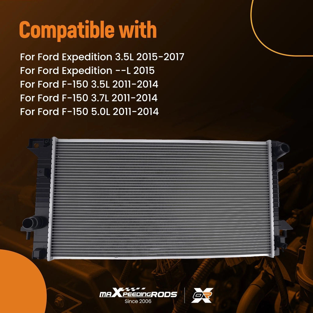 Cooling System Radiator for Ford F-150 Expedition 3.5L (2011–2017)