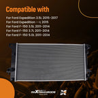 Cooling System Radiator for Ford F-150 Expedition 3.5L (2011–2017)