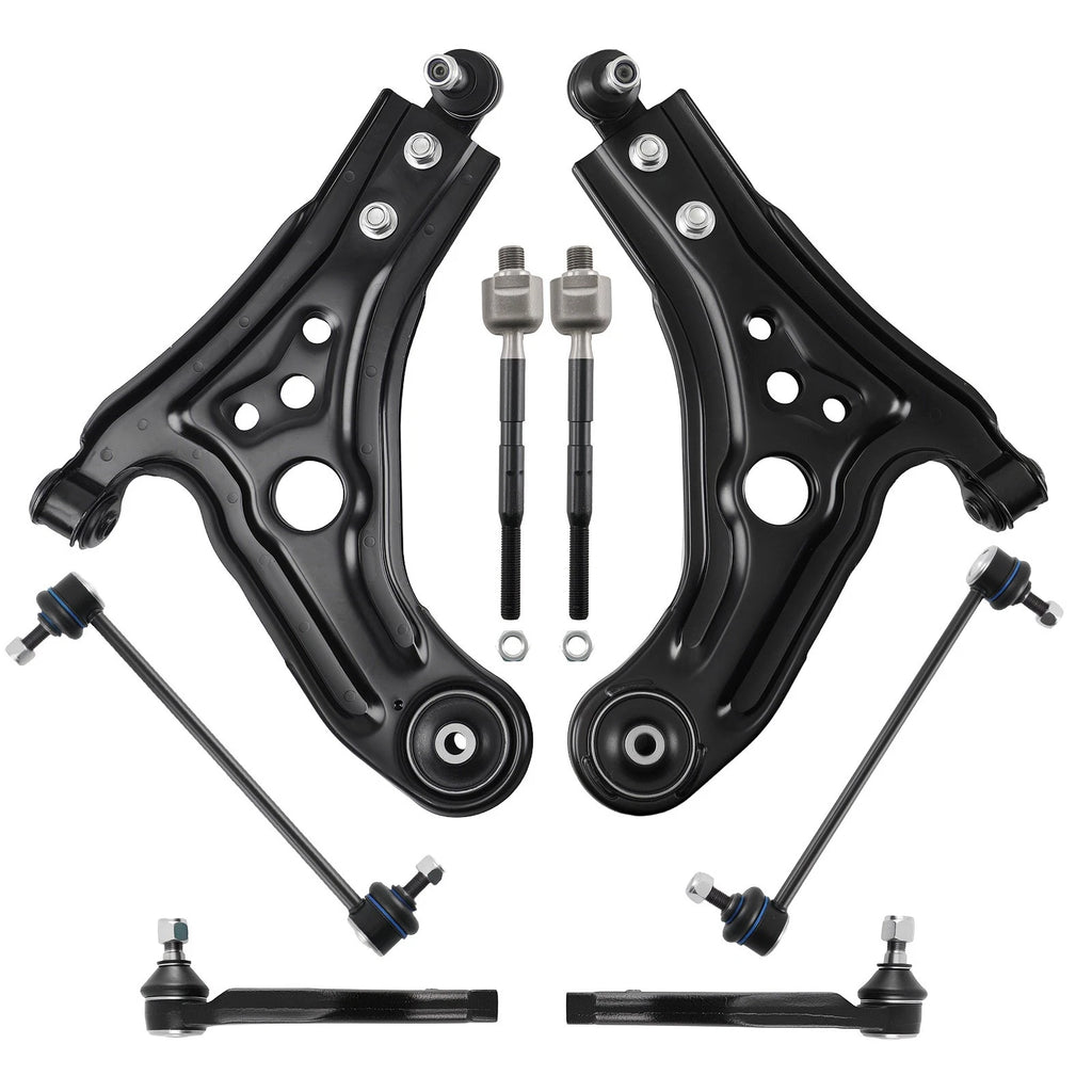 8x Front Lower Control Arm Tie Rod for Chevy Aveo (2004–2011) & Pontiac G3 Wave (2009)
