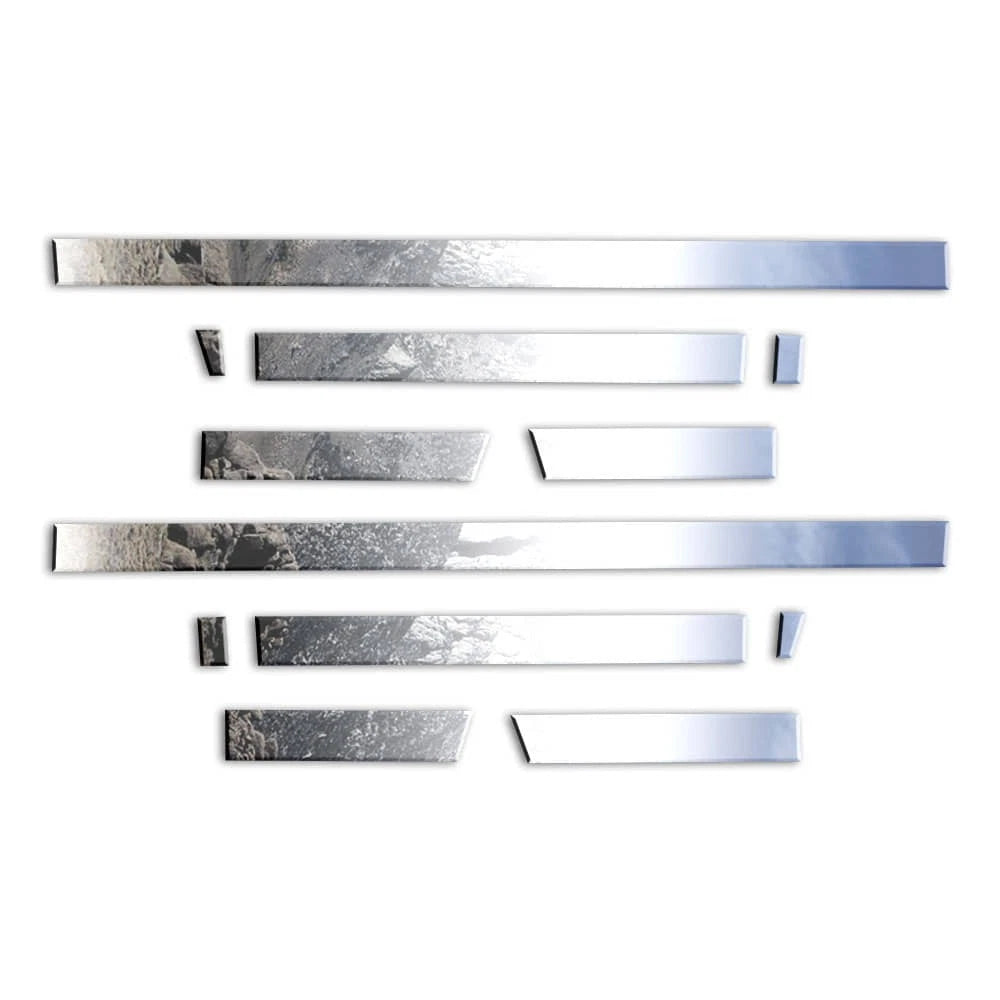 Diamond Grade 12pc 2 5/8" Accent Trim for 17-24 Ford Superduty SuperCab 6.5' Be