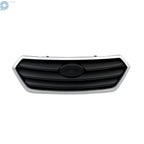 Front Grille for Subaru Legacy (2015-2017) Silver Shell Gray Insert