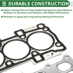 Engine Valve Cover Gasket Kit for Dodge Dart 1.4L 2.0L 2.4L (2013-2016)