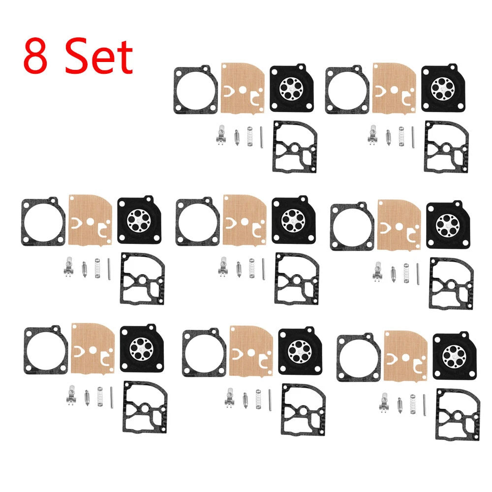 Set of 8 Carburetor Gasket Kit for Stihl MS210 MS230 MS250 (RB-105)