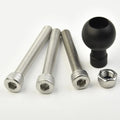 Motorcycle Handlebar Clamp Base 1in Ball M8 Screw for RAM Mounts