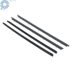 Set of 4 Front Window Sweep & Run Channel Seals for GMC Chevy Blazer (1982–1994)