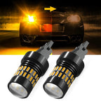 2X Amber 3157 LED Turn Signal Light Bulb for AUXITO (Canbus)