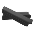 Leather Door Panel Armrest for Ford F150 Lariat (2015–2018) Black Gray Stitch