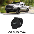 Custom Fit Black Plastic Power Outlet Cap Covers for Vehicle Interiors