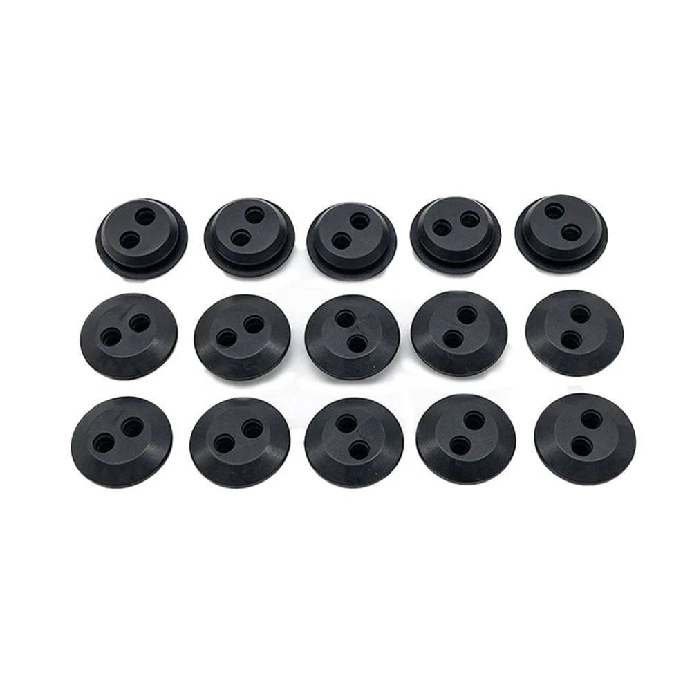 2m Flexible Fuel Line & 10 Dual-Hole Grommets for Power Trimmers