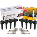 Set of 8 Ignition Coils & Spark Plugs for Lexus Toyota V8