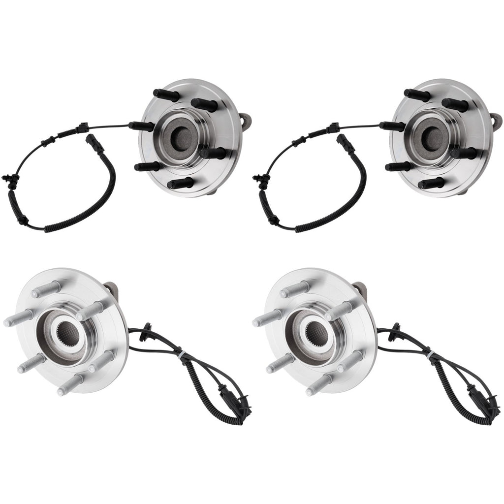 Set of 4 Wheel Hubs for Ford