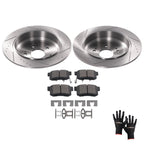 Rear Brake Rotors & Ceramic Pads Kit for Acura RDX (2010–2018) / Honda CR-V (2005–2016)