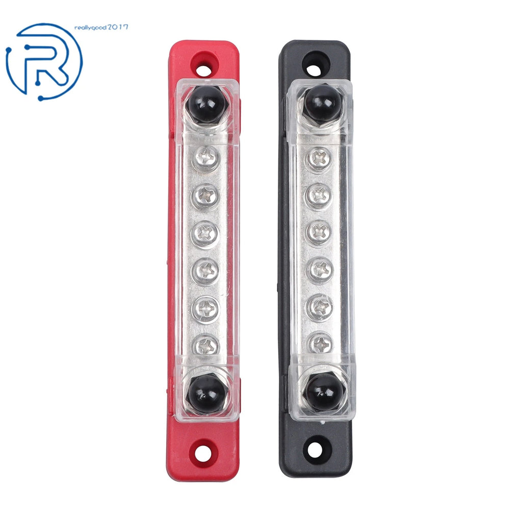 6 Way Bus Distribution Block for 48V Systems (150A)