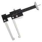 Tire Measuring Tool for Alloy Wheels (Black/Silver)