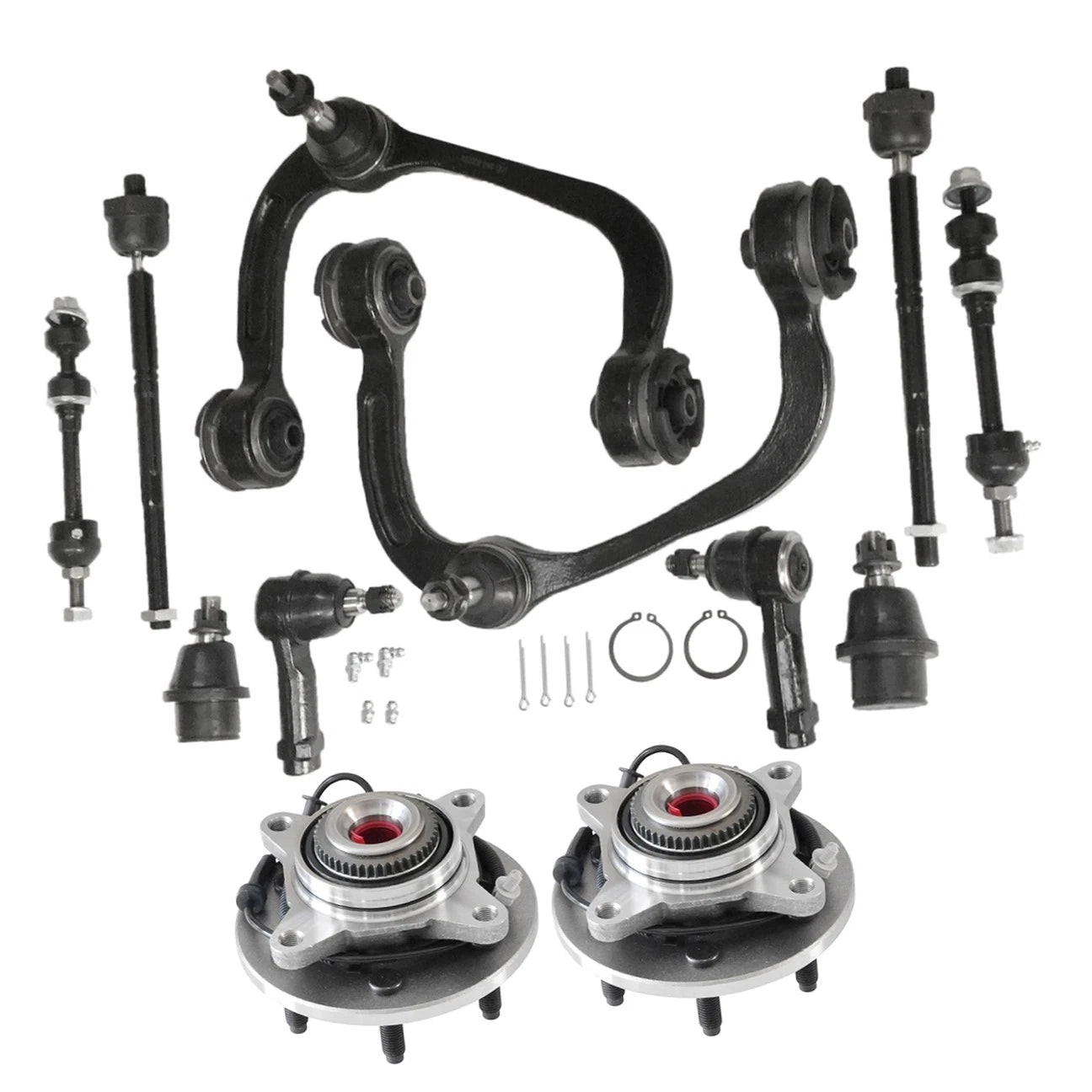 Control Arm Ball Joints & Wheel Bearing Hub Kit for Ford F-150 4WD (2004–2005)