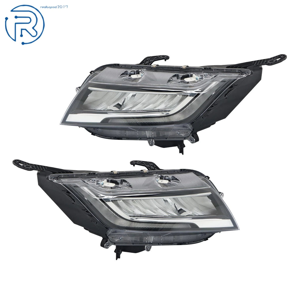 Set of 2 Chrome LED Headlights for Honda Odyssey (2018-2020)