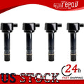 Set of 4 Ignition Coils & Spark Plugs for Honda Civic (2006–2011) UF582