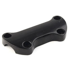 Black Smooth Handlebar Riser Top Clamp for Harley Dyna Softail Sportster
