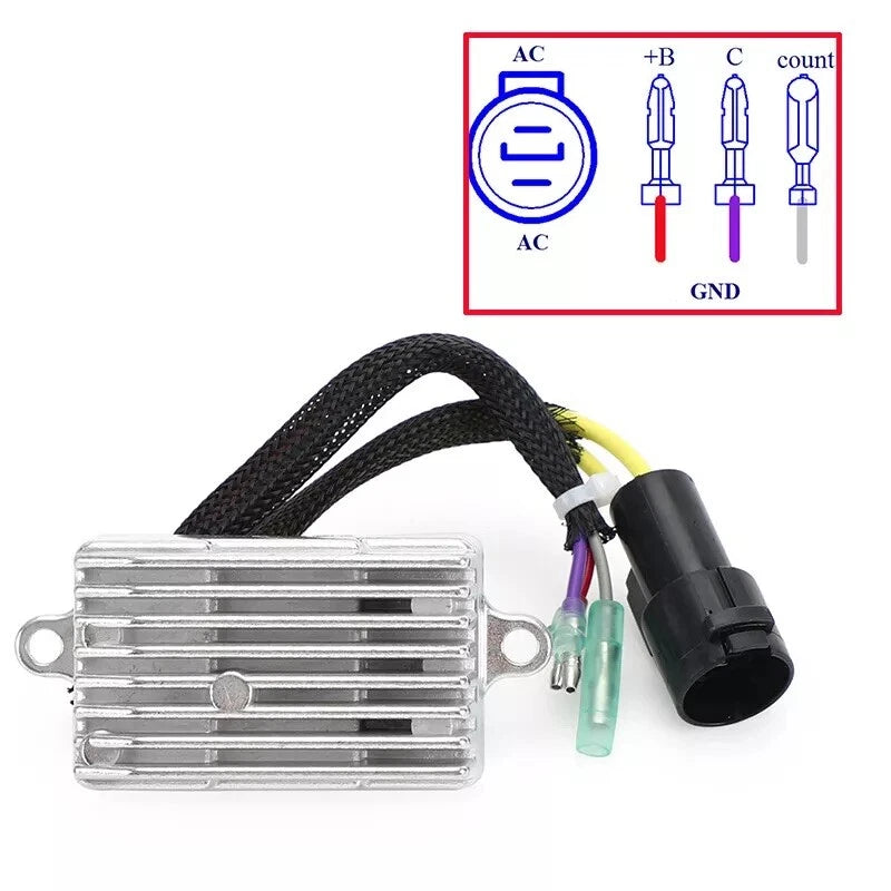 Rectifier Plastic Connector for Johnson Evinrude 9.9-35 HP (1995–2001) 584890 193-4890