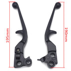 Black Skull Brake Clutch Levers for Harley XL (1996–2003), Softail (1996–2012), Touring (1996–2007)