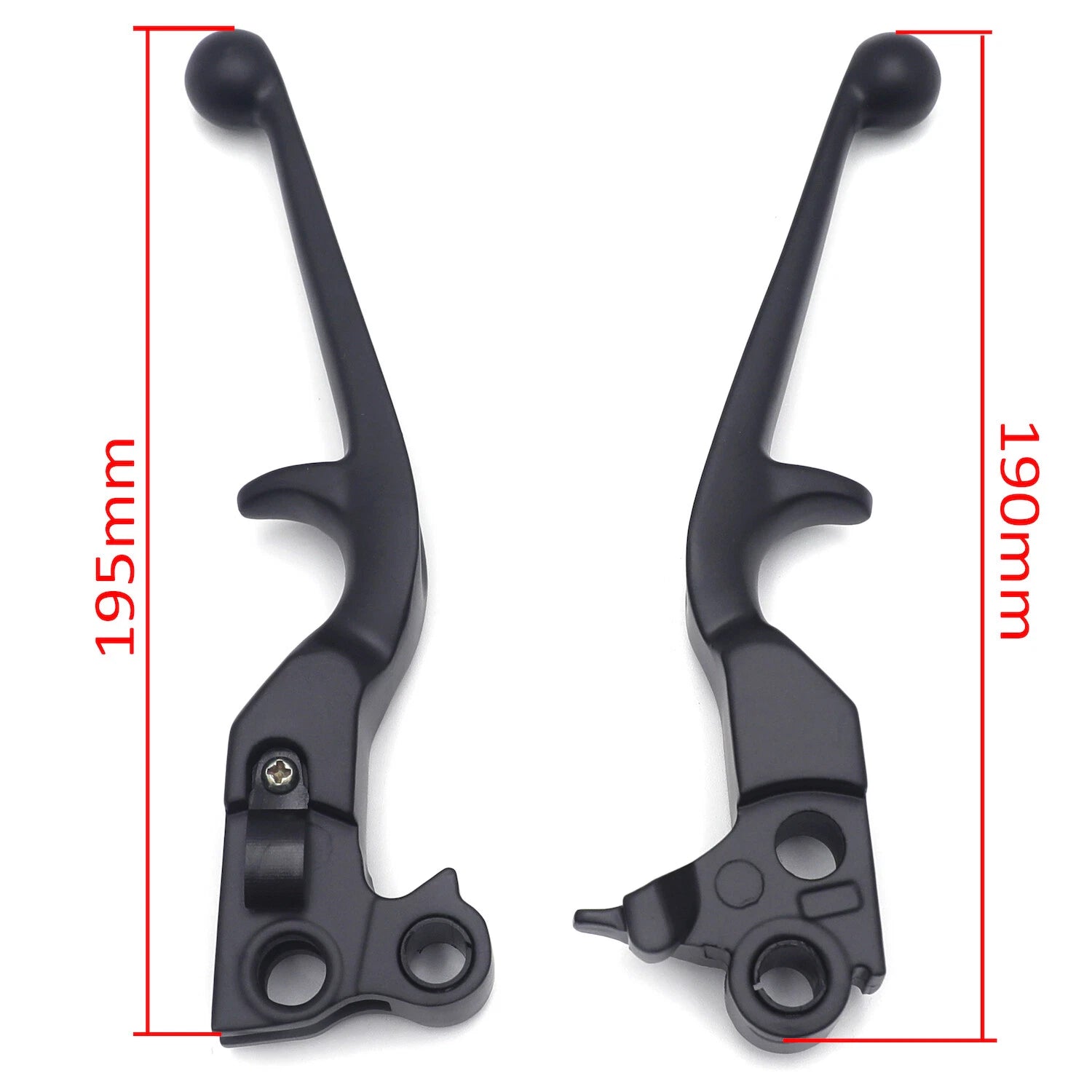 Black Skull Brake Clutch Levers for Harley XL (1996–2003), Softail (1996–2012), Touring (1996–2007)