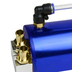 Aluminum Oil Catch Reservoir Tank for Racing Engine (with Hose & Indicator)