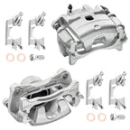 2Pcs Front Brake Calipers w/ Bracket for Nissan Altima (2013–2021), Leaf (2014–2017)