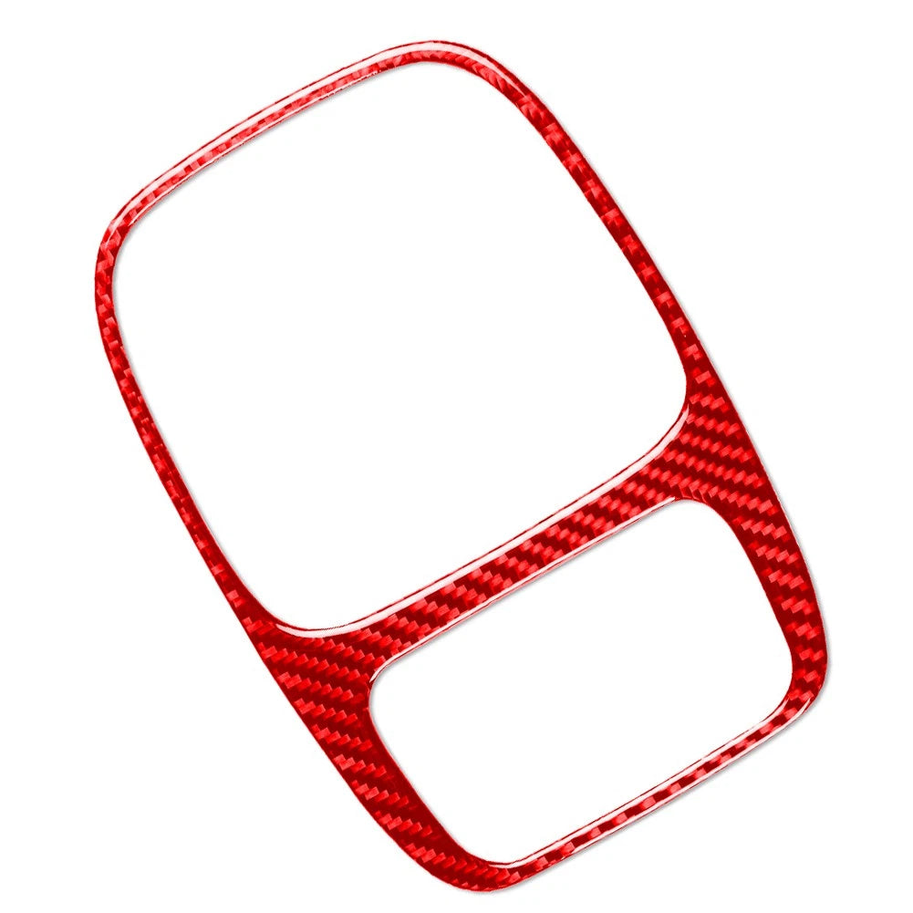 Manual Gear Shift Panel Frame Cover Trim for Honda S2000 (2000–2003) Carbon Fiber Red