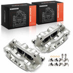 Pair Front Brake Calipers with Brackets for Ford F-150 Expedition (1997–2021)