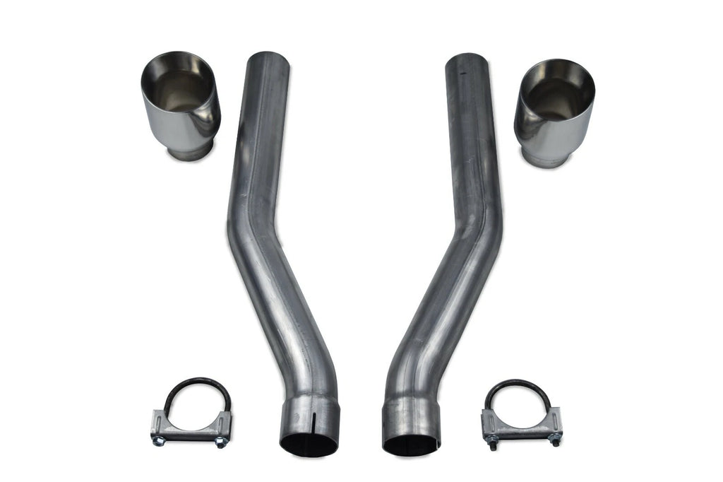 Dual Exhaust Adapters for Dodge Ram 1500 (2.5" Aluminized W Tips)