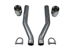Dual Exhaust Adapters for Dodge Ram 1500 (2.5" Aluminized W Tips)