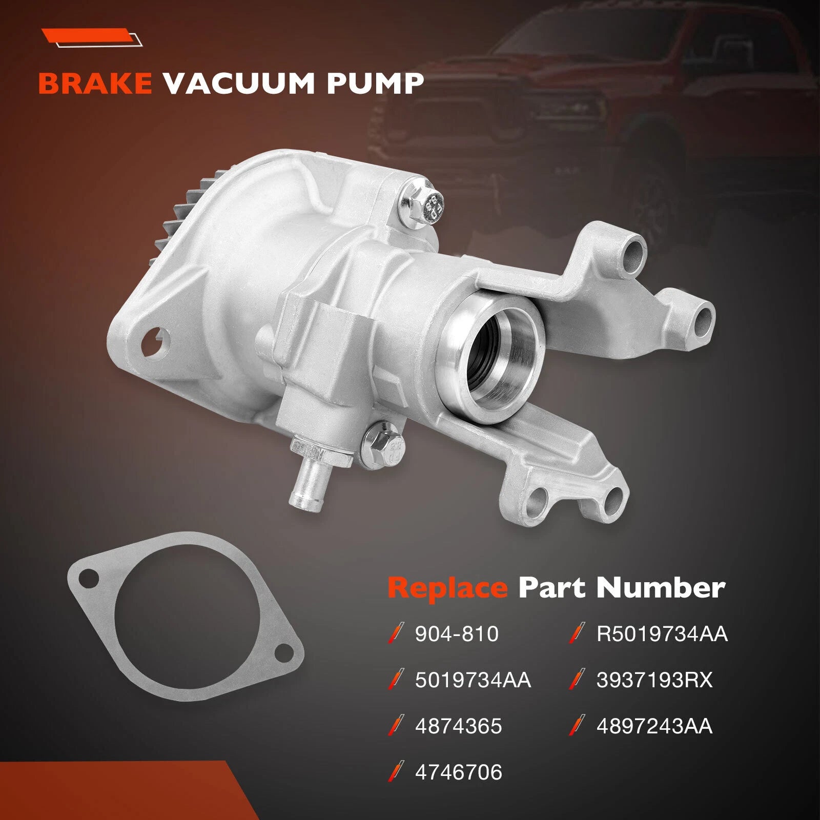 Gear Driven Vacuum Pump for Dodge Ram 2500 3500 5.9L Cummins Diesel (1994–2002) 904810