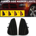 Set of 2 Smoked Side Marker Turn Signal Lights for Dodge Charger (2006–2010)