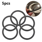 Rubber Gray Washer for Sink Strainer (3.5 Inch) - Pack of 5