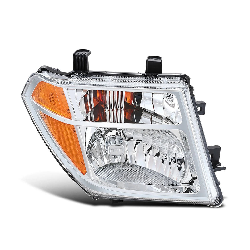 Set of 2 Chrome Housing Headlight Assemblies for Ford Expedition (2015–2017)